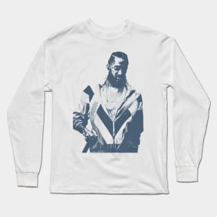 Nipsey - Blue Vintage Color Long Sleeve T-Shirt